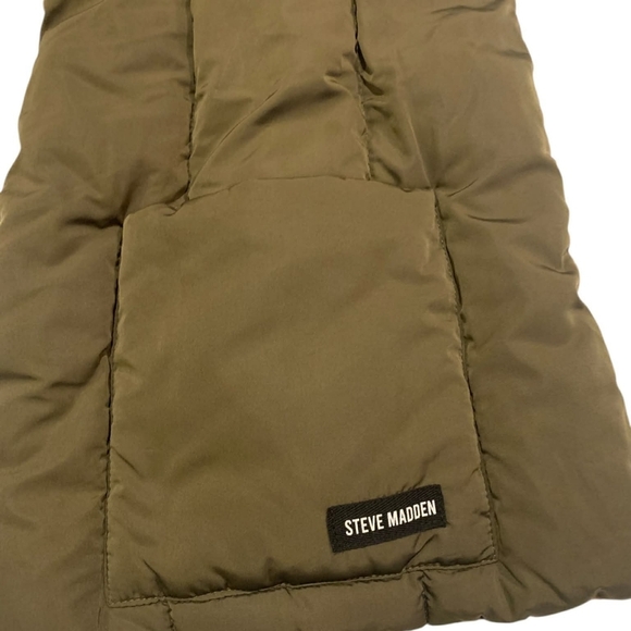 Steve Madden NWT Fleece Lined Pocket Scarf Wrap Snap Close Animal Print OS New - Picture 5 of 11